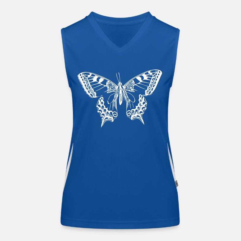 Papillon élégant Débardeur respirant contrasté Femme