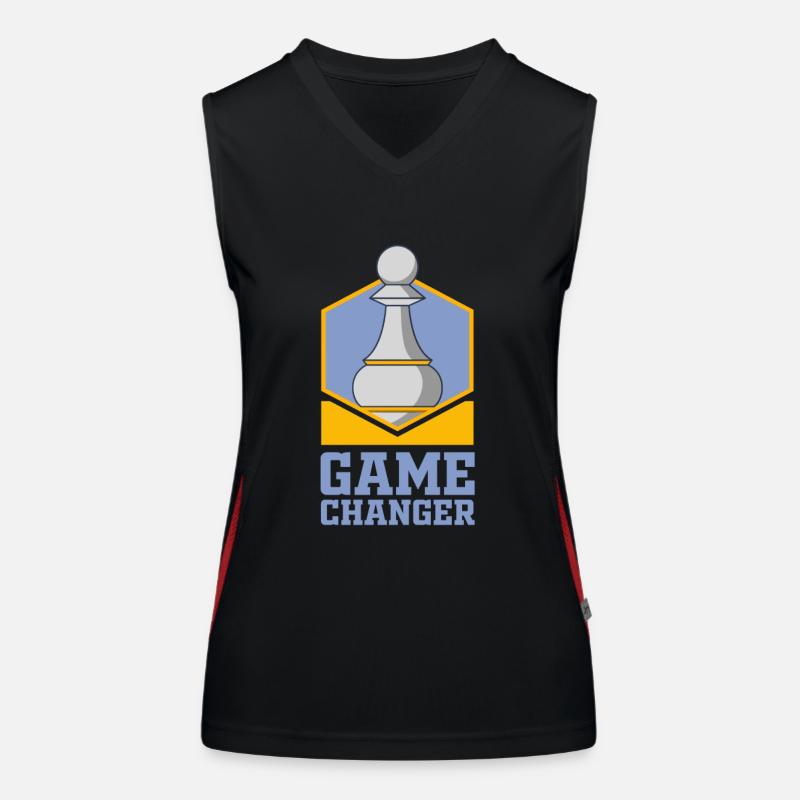 Chess, Chess Chess, Chess Checkmate Women's Functional Contrast Tank Top