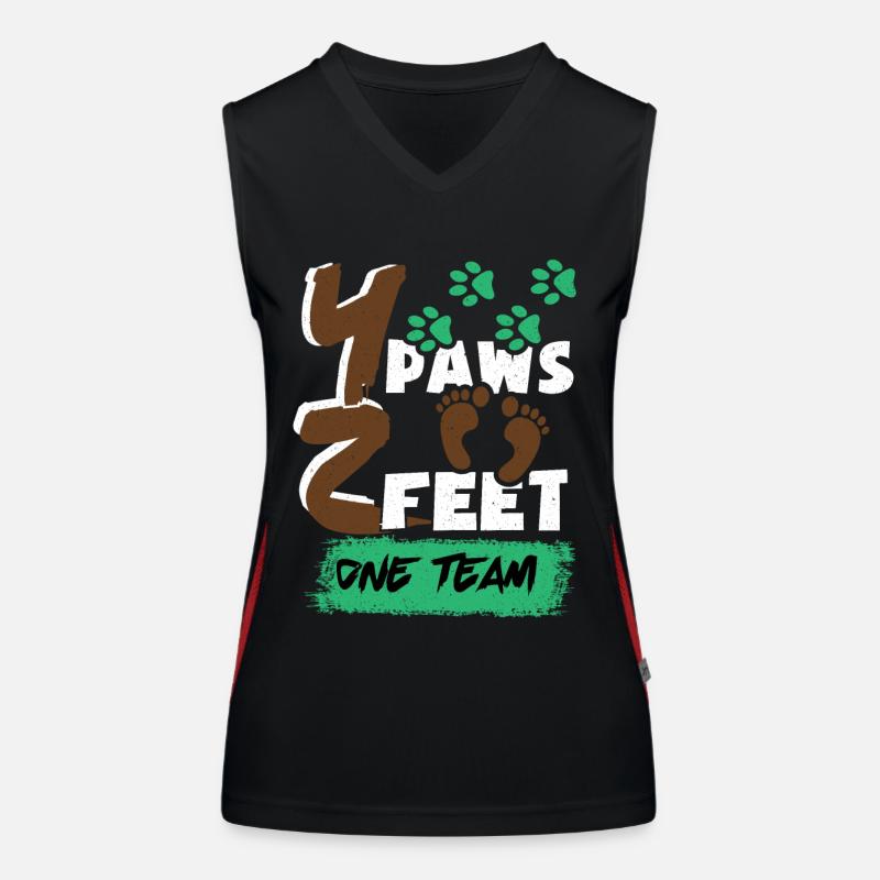 Agility Hürden Agility Hunde Agility Wippe Agility Funktionelles Kontrast-Tank Top für Frauen