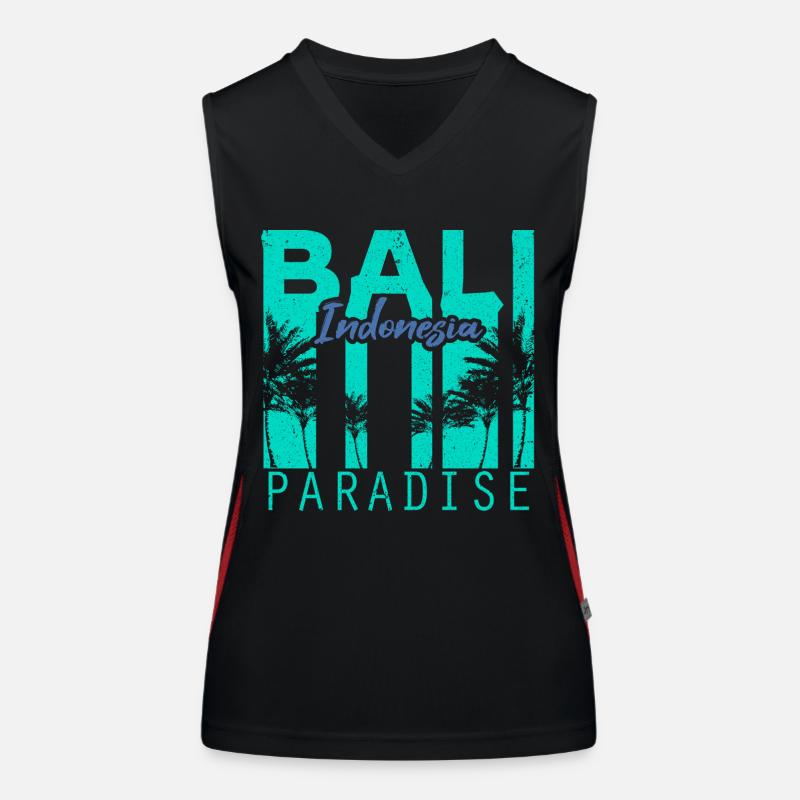 Bali Asia Ocean Women's Functional Contrast Tank Top