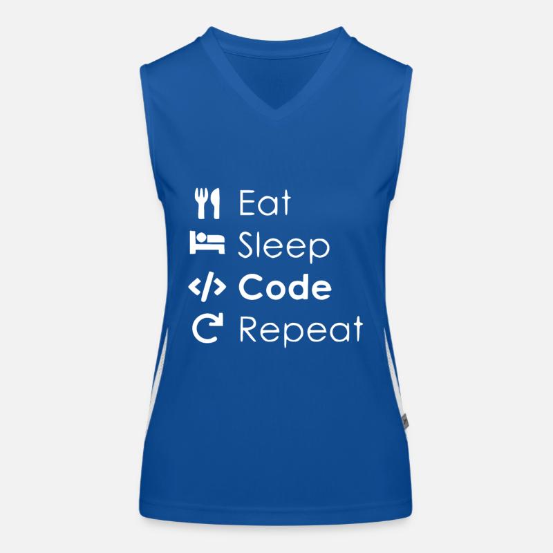 Programmier Funktionelles Kontrast-Tank Top für Frauen