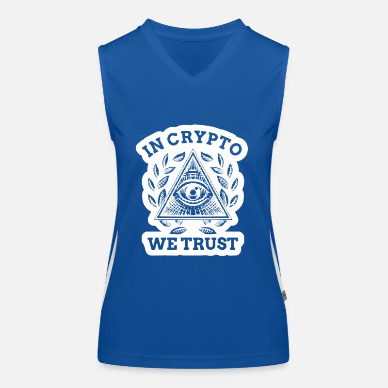 Crypto Currencies Crypto Coin Crypto Wallet Women's Functional Contrast Tank Top