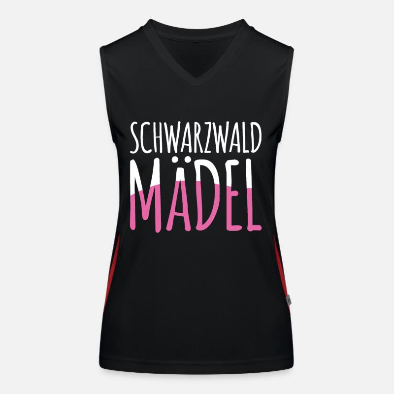 Schwarzwald Funktionelles Kontrast-Tank Top für Frauen