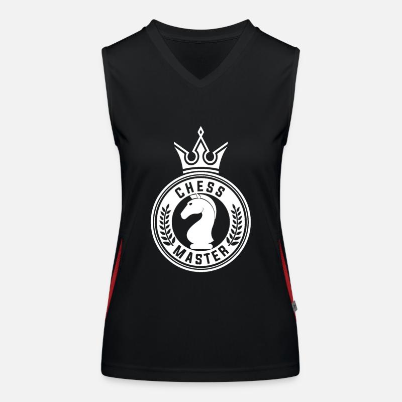 Chess Chess Game Chess Player Chess Board Women's Functional Contrast Tank Top