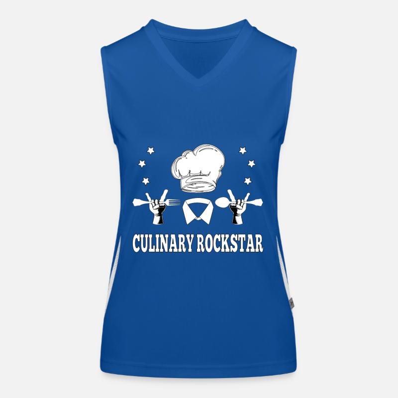 Cooking Star - Chef Gift Women's Functional Contrast Tank Top