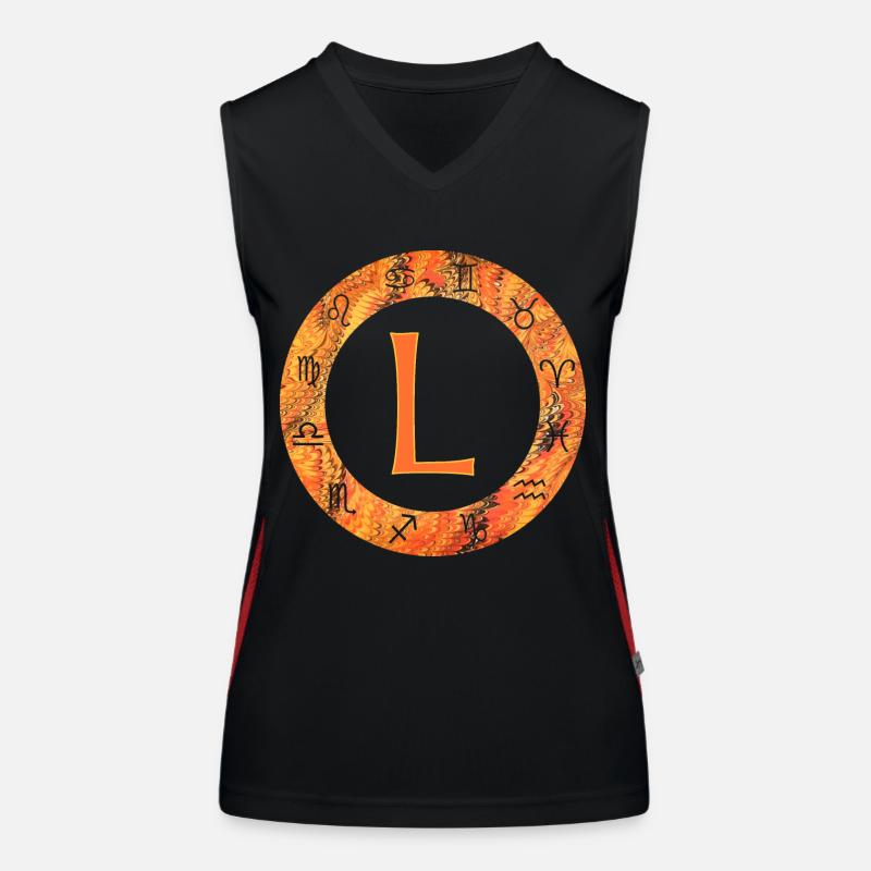 sternzeichen e 109 l Funktionelles Kontrast-Tank Top für Frauen