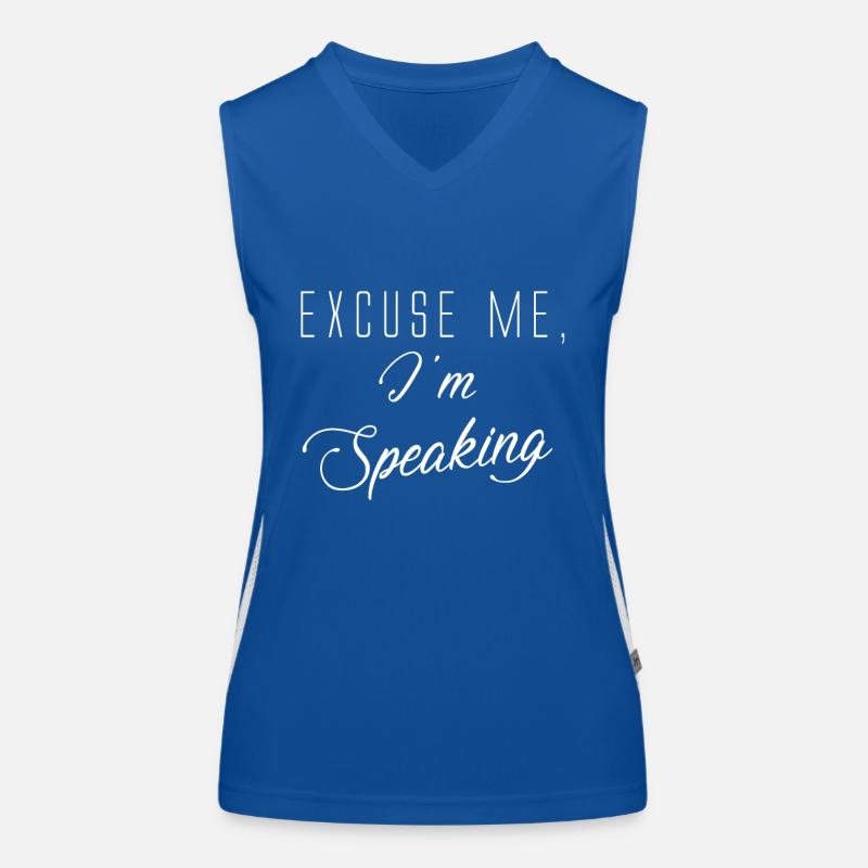 Ich Spreche Funktionelles Kontrast-Tank Top für Frauen