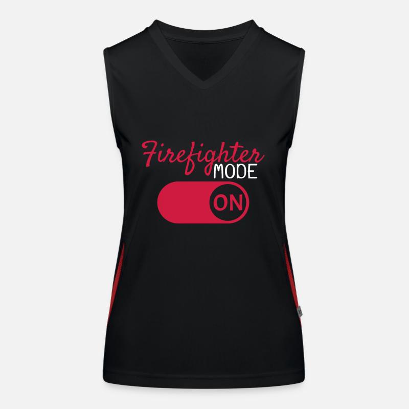 Fire brigade Women's Functional Contrast Tank Top