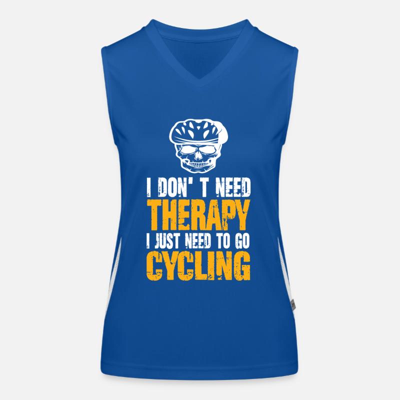 Rennrad Funktionelles Kontrast-Tank Top für Frauen