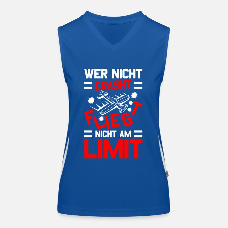 Modellflug Modellbauer Modellflieger Modelflug Funktionelles Kontrast-Tank Top für Frauen