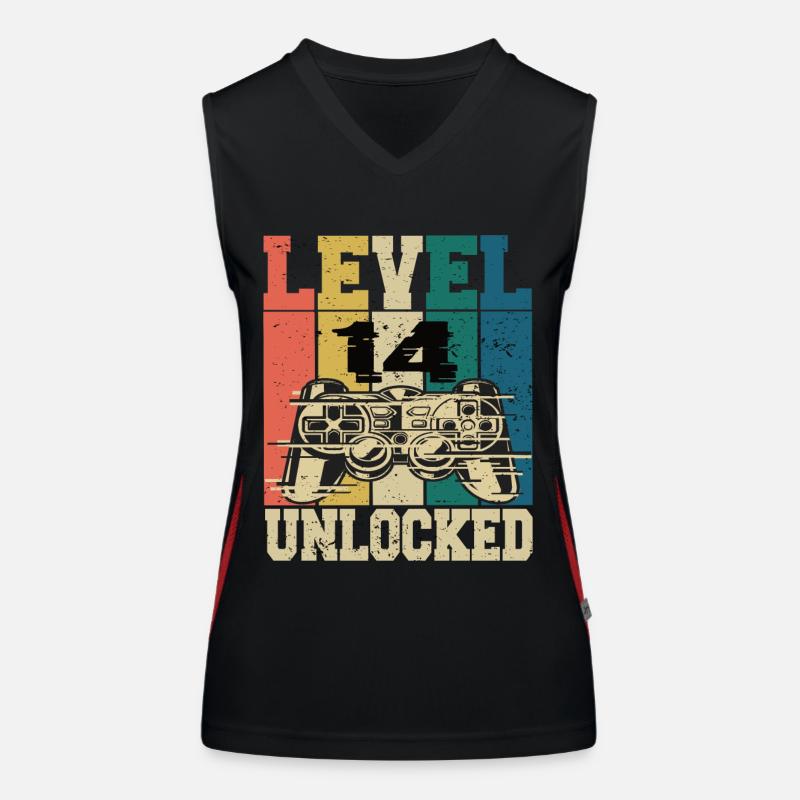 Level 14 Unlocked Women's Functional Contrast Tank Top