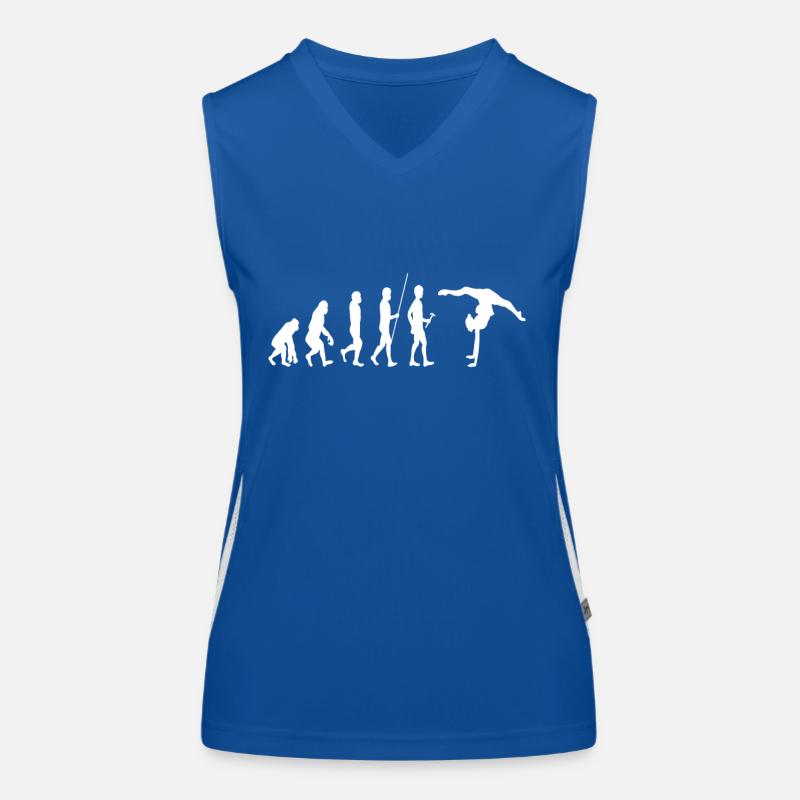 Évolution de la gymnastique Débardeur respirant contrasté Femme