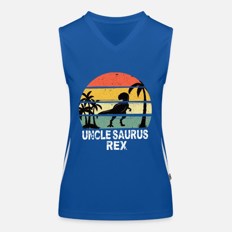 Uncle Saurus Rex Women's Functional Contrast Tank Top