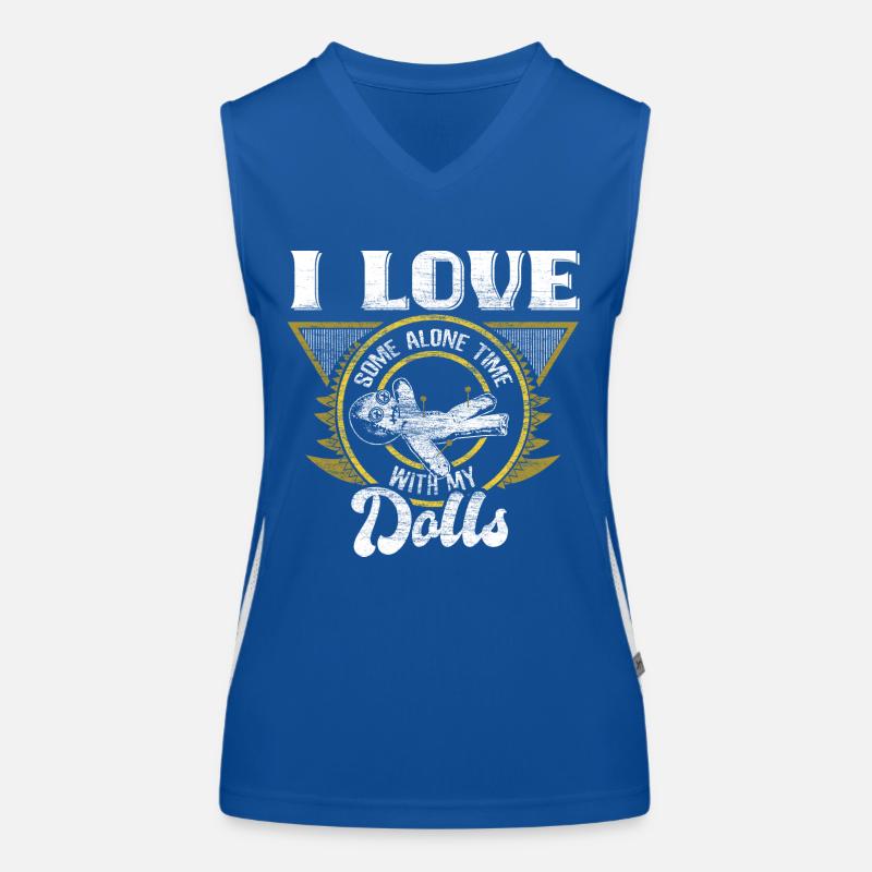 Voodoo Bondieu Funny saying gift idea Women's Functional Contrast Tank Top