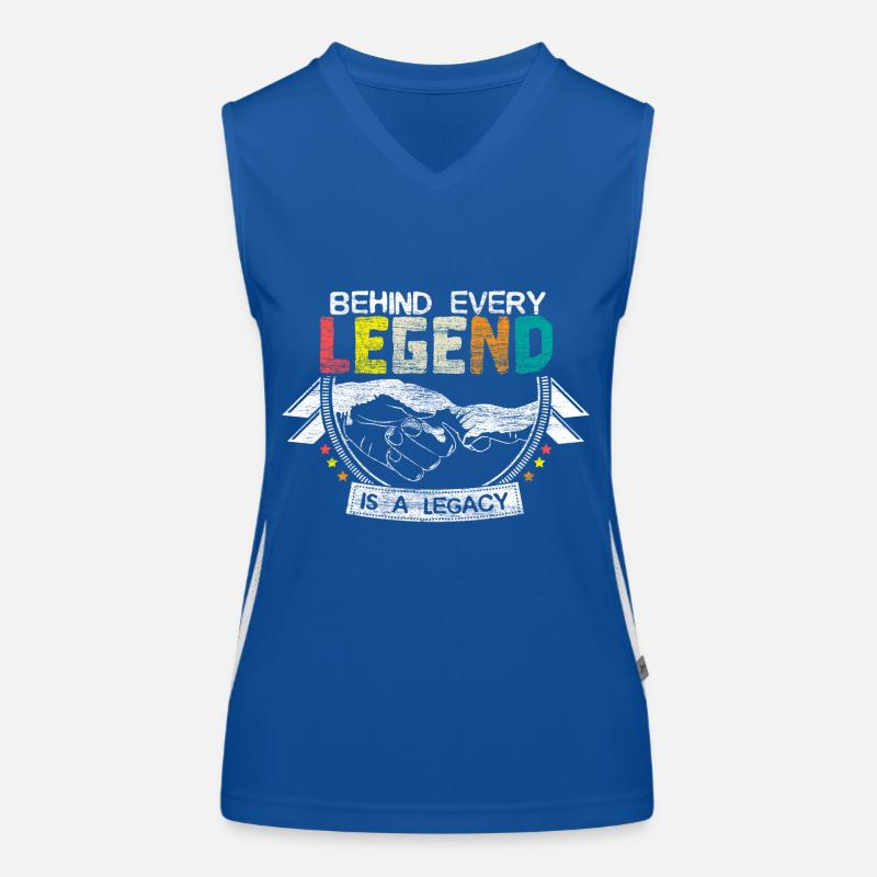 Vater & Sohn Vaterschaft Geschenkidee Funktionelles Kontrast-Tank Top für Frauen