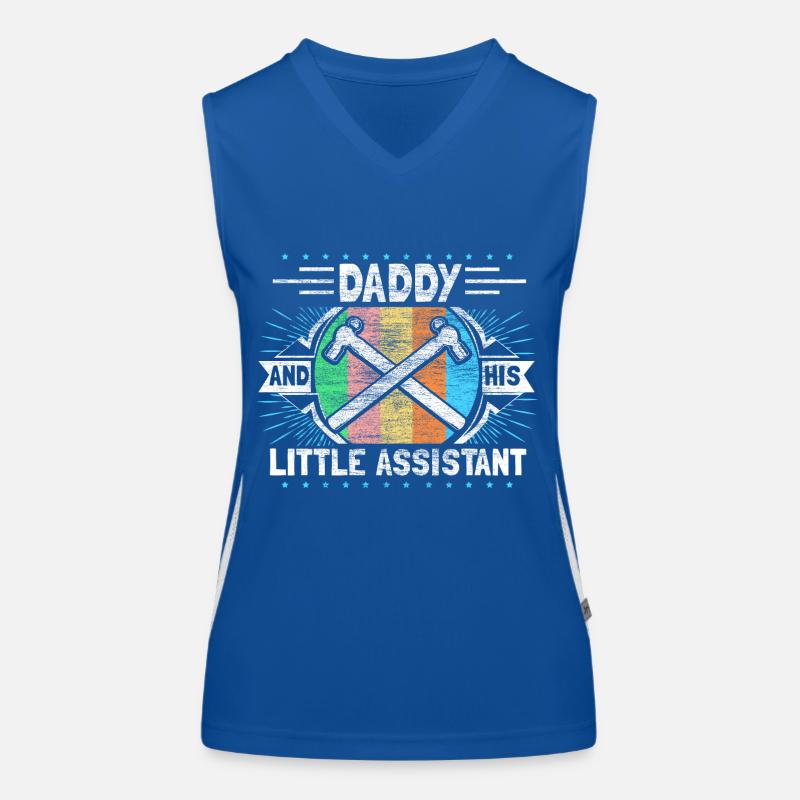 Father & Son Child Daddy Women's Functional Contrast Tank Top