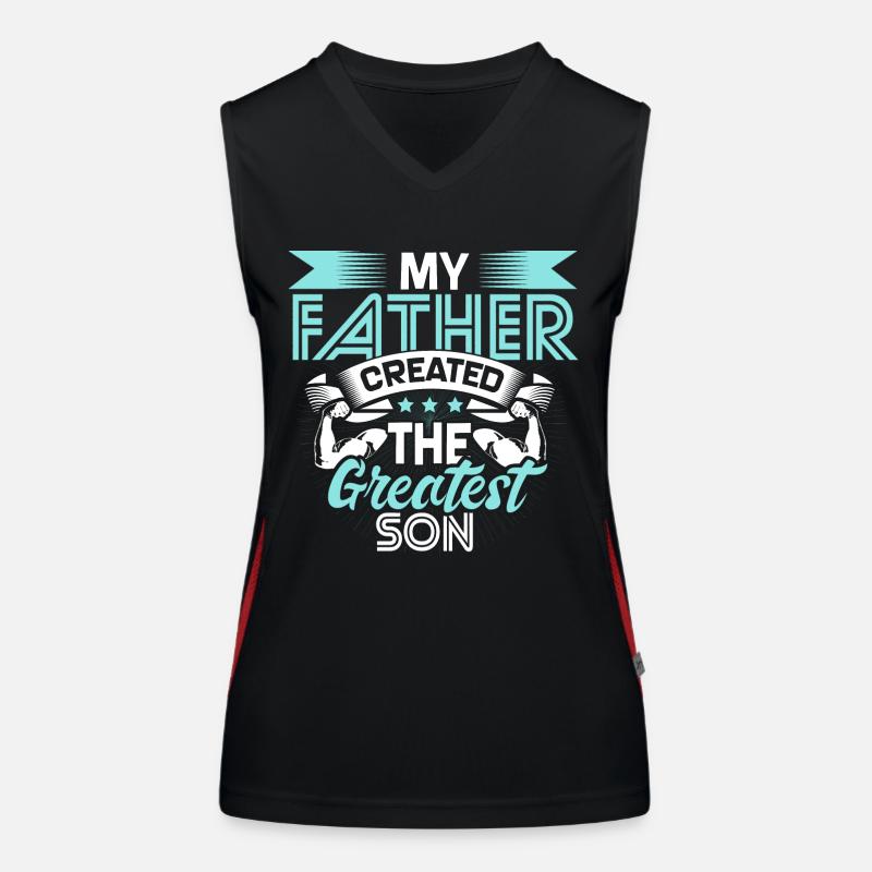 Bester Sohn Geschenk Funktionelles Kontrast-Tank Top für Frauen