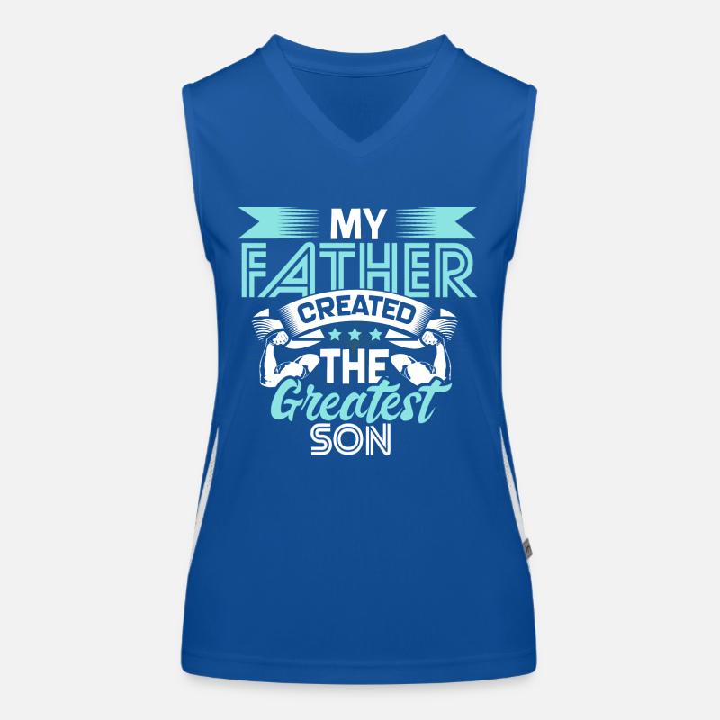 Bester Sohn Geschenk Funktionelles Kontrast-Tank Top für Frauen