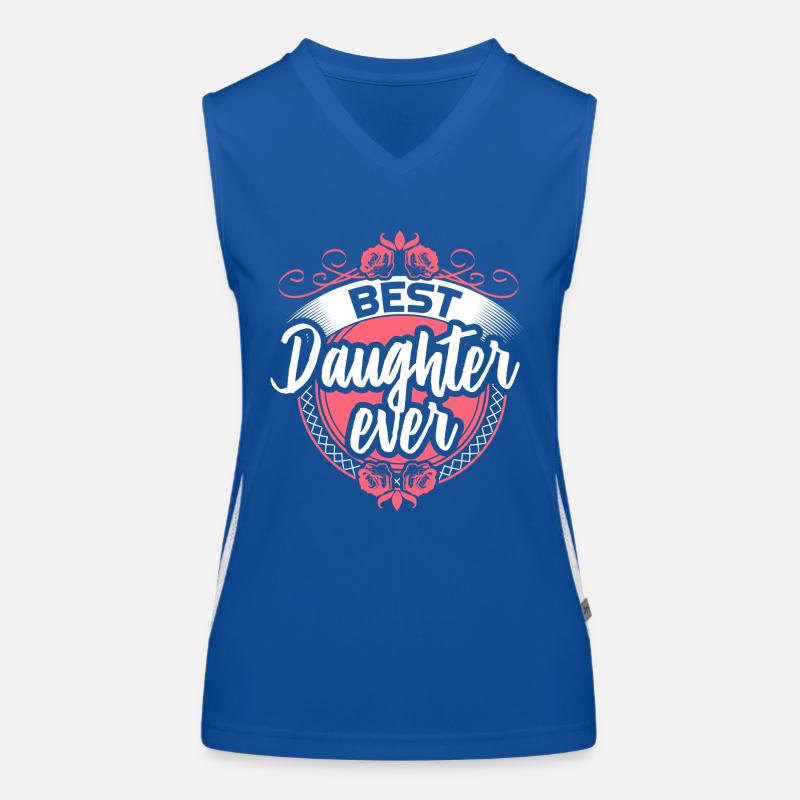 Beste Tochter Vater Geburtstag Funktionelles Kontrast-Tank Top für Frauen