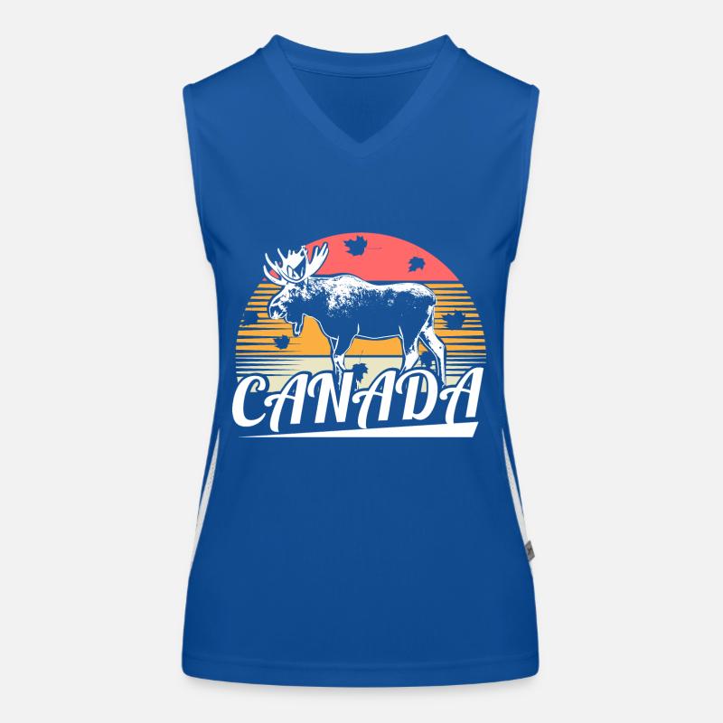 Canada Elk Nation Women's Functional Contrast Tank Top
