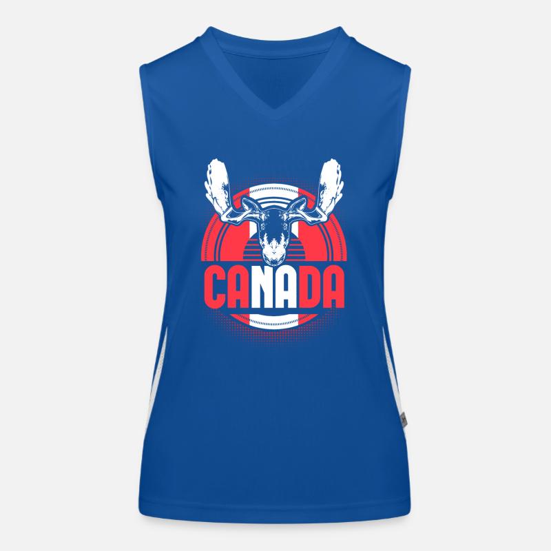 Canada Maple Origin Gift Women's Functional Contrast Tank Top