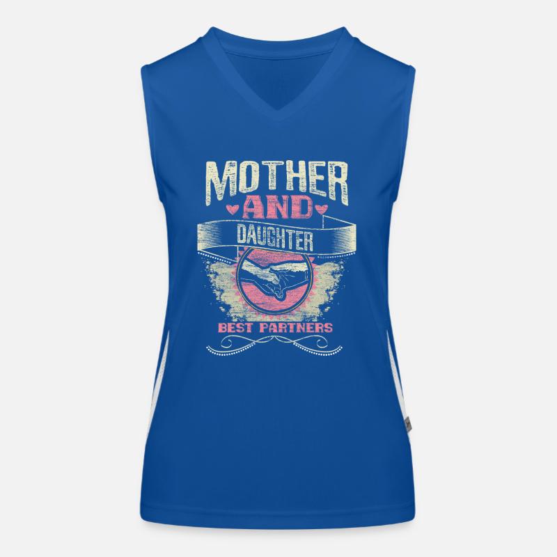 Mutter Tochter Beste Freunde Eltern Funktionelles Kontrast-Tank Top für Frauen