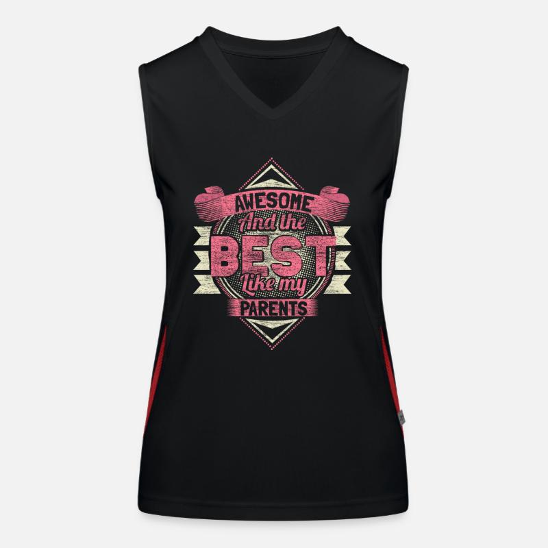 Beste Tochter Mutter Geburt Geschenk Funktionelles Kontrast-Tank Top für Frauen