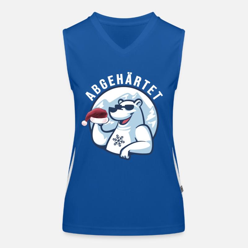 Eisbader cooler Winterschwimmer abgehärtet Funktionelles Kontrast-Tank Top für Frauen