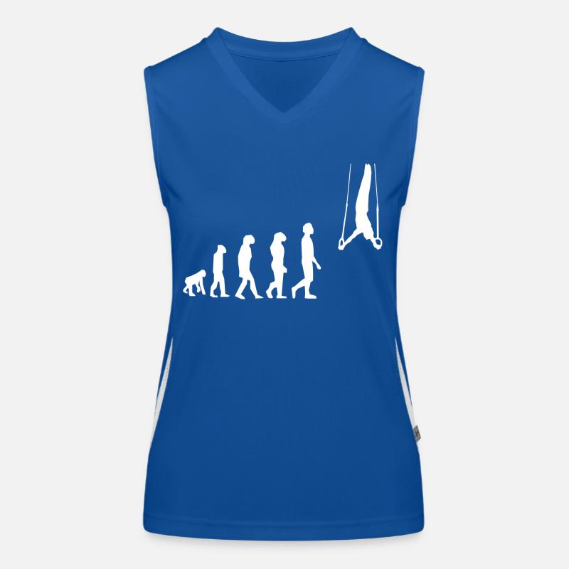 Anneaux de gymnastique évolution Débardeur respirant contrasté Femme