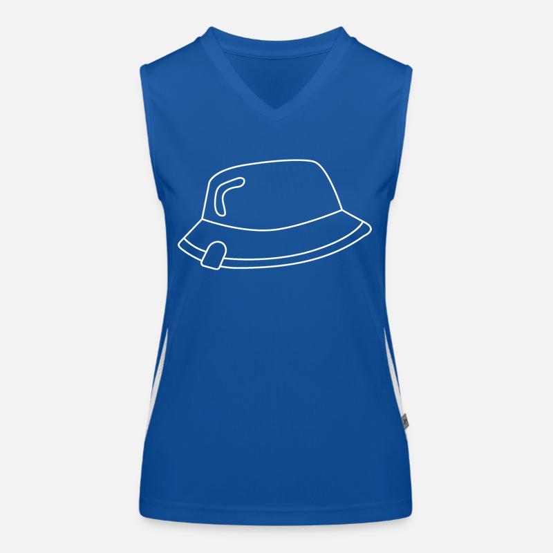 Panama Hut Funktionelles Kontrast-Tank Top für Frauen