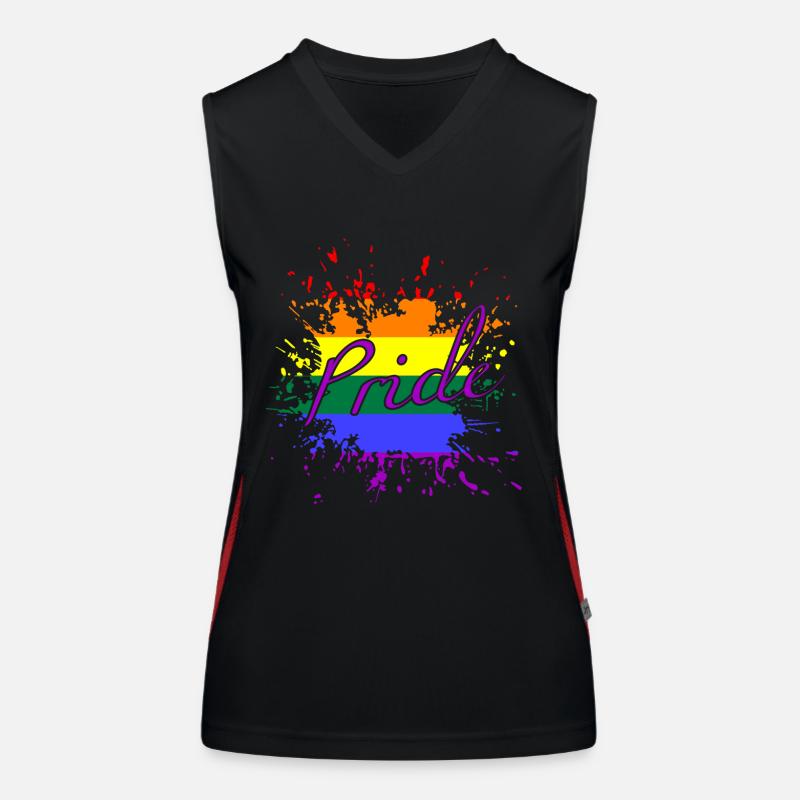 Pride Month Funktionelles Kontrast-Tank Top für Frauen