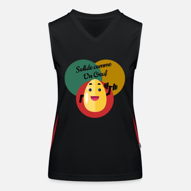 Solid as an egg Women's Functional Contrast Tank Top