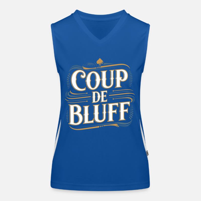 Coup de bluff Débardeur respirant contrasté Femme