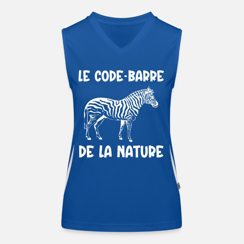code-barre de la nature Débardeur respirant contrasté Femme