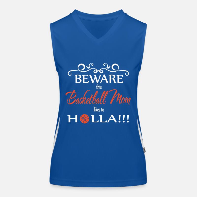 Basketball Mom Beware Women's Functional Contrast Tank Top