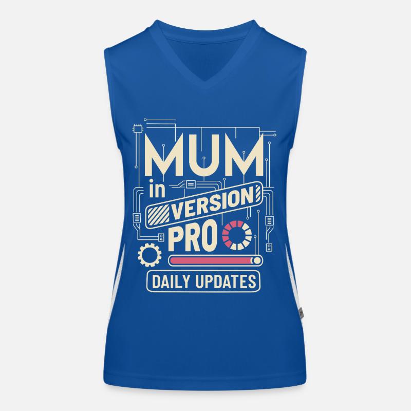 Mama VERSION PRO Funktionelles Kontrast-Tank Top für Frauen