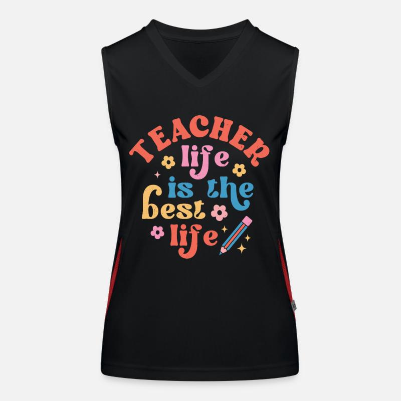 Enseignant Débardeur respirant contrasté Femme