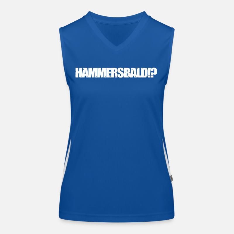 HAMMERSSOON?! WHITE Women's Functional Contrast Tank Top