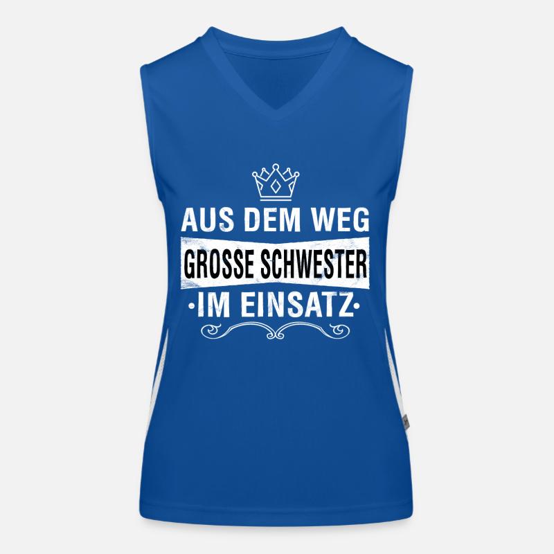 GROSSE SCHWESTER Funktionelles Kontrast-Tank Top für Frauen