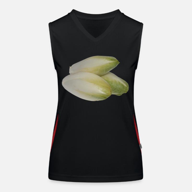 salad salad lettuce halloween vegetables vegetables12 Women's Functional Contrast Tank Top
