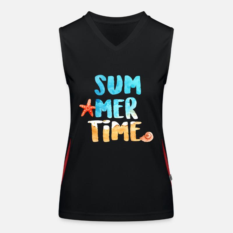Urlaub Funktionelles Kontrast-Tank Top für Frauen