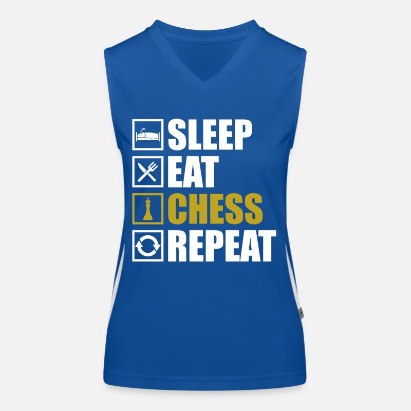 Échecs Débardeur respirant contrasté Femme