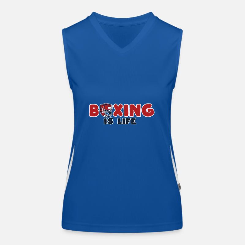 boxe Débardeur respirant contrasté Femme