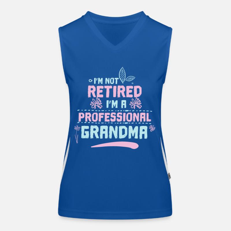 Pensioniertes berufliches Großmutter-Ruhestandsgeschenk Funktionelles Kontrast-Tank Top für Frauen