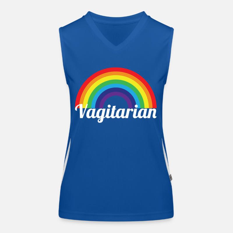 LGBTQ Nonbinary Coloré Rainbow Flag LGBTQ + Pride Débardeur respirant contrasté Femme