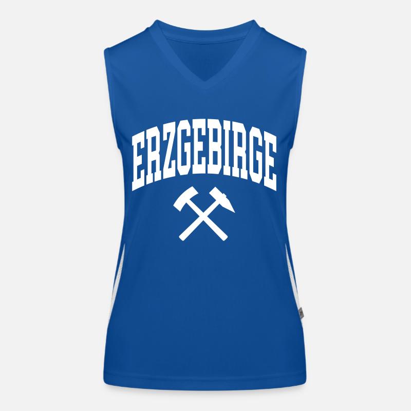 Erzgebirge Funktionelles Kontrast-Tank Top für Frauen