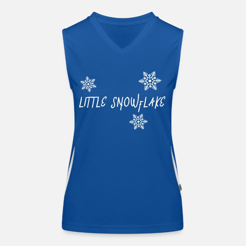 Winterbader Winterschwimmer Schneeflocke eisbaden Funktionelles Kontrast-Tank Top für Frauen