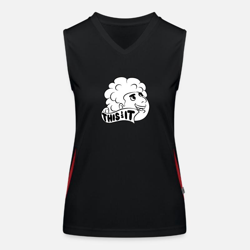 This Is It Funktionelles Kontrast-Tank Top für Frauen