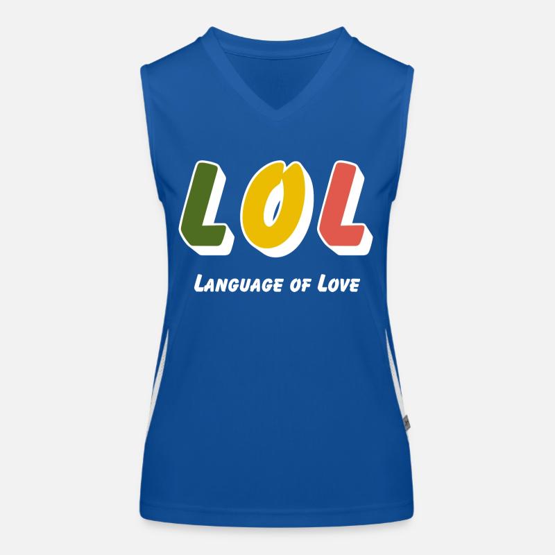 LOL - Langage de l’amour Débardeur respirant contrasté Femme