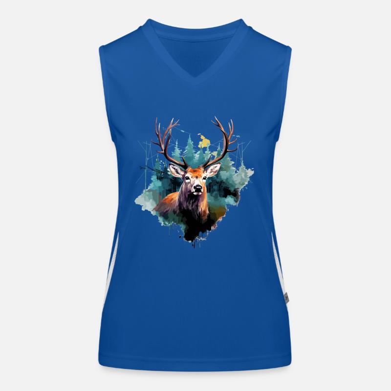 Deer Women's Functional Contrast Tank Top